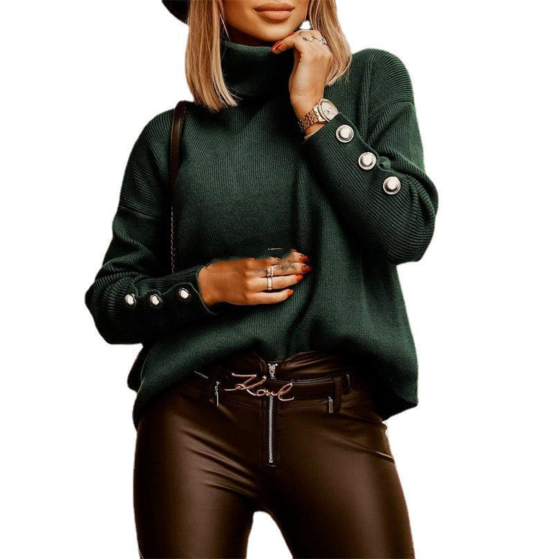 Women’s Solid Colour Turtleneck Sweater