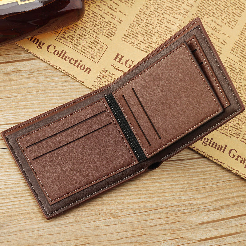 Men's PU Leather Wallet in 3 Colors - Wazzi's Wear