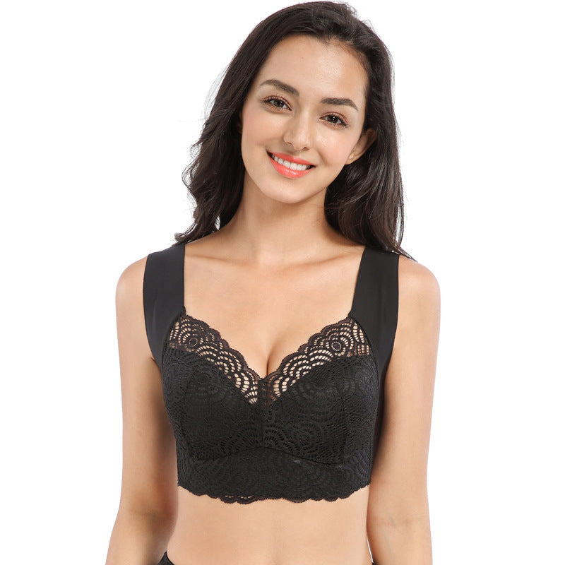 Women’s Padded Full Cup Lift Bra with Lace in 4 Colors - Wazzi's Wear