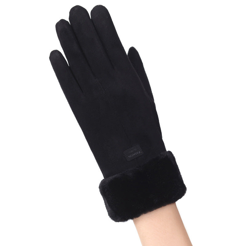 Women's Fleece-Lined Touch Screen Gloves