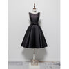 Women’s Black Hepburn Style Elegant Backless Dress S-XXXL | Wazzi's Wear