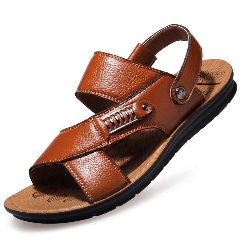 Men's Leather Sandals in 3 Colors - Wazzi's Wear