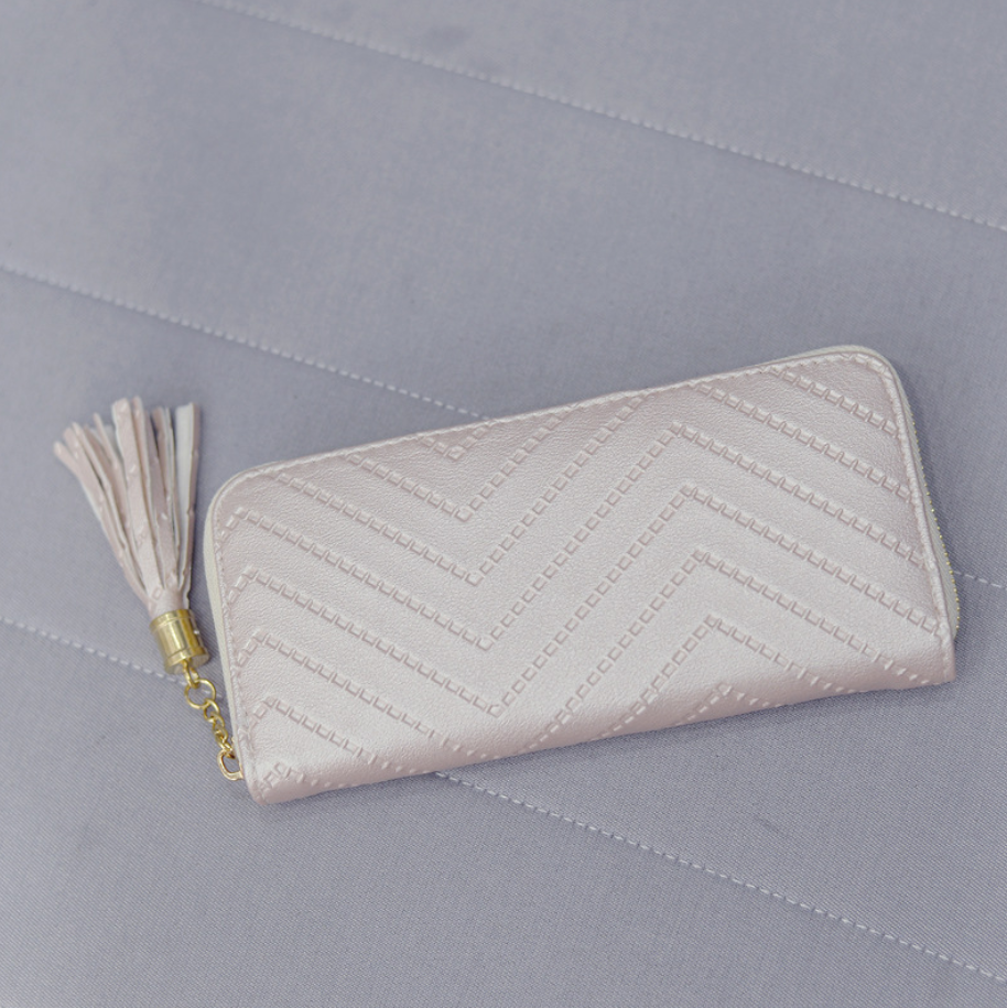 Women’s Phone Wallet with Tassel in 4 Colors - Wazzi's Wear