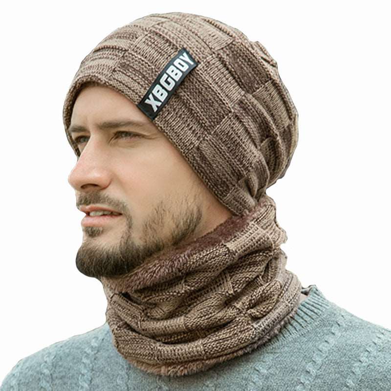 Knit Wool Hat with Matching Neck Warmer in 10 Coolers - Wazzi's Wear