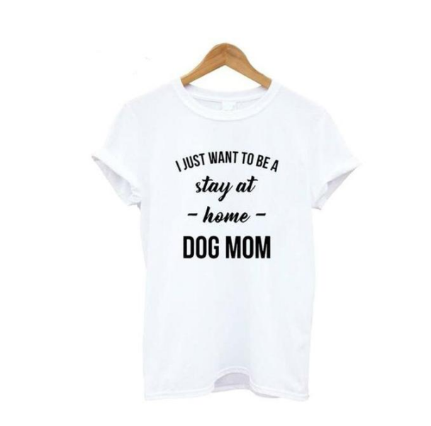Women’s Dog Mom Short Sleeve Top in 5 Colors S-XXXL - Wazzi's Wear