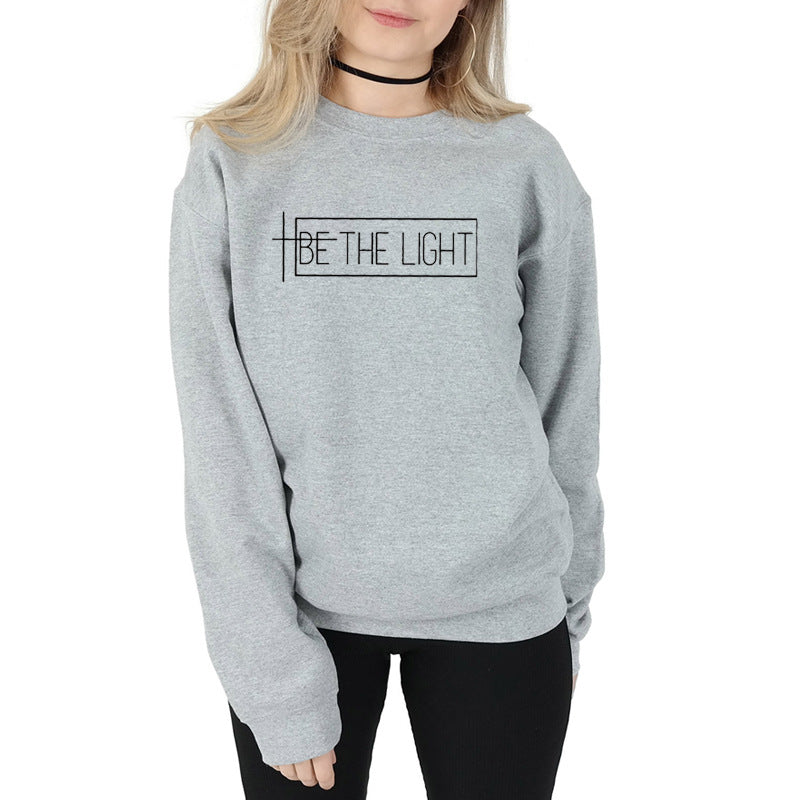 Women's Be The Light Fleece Sweatshirt in 5 Colors S-3XL - Wazzi's Wear