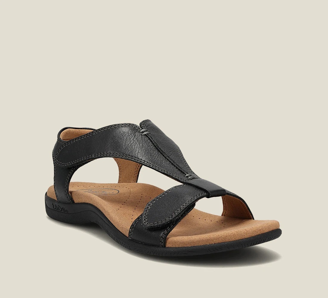 Women's Roman Sandals with Velcro Strap and Arch Support