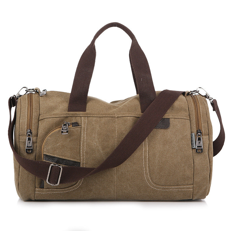 Men’s Large-Capacity Canvas Tote in 3 Colors - Wazzi's Wear