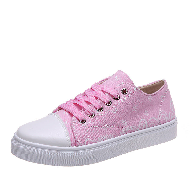 Zapatillas casuales de lona para mujer en 7 colores