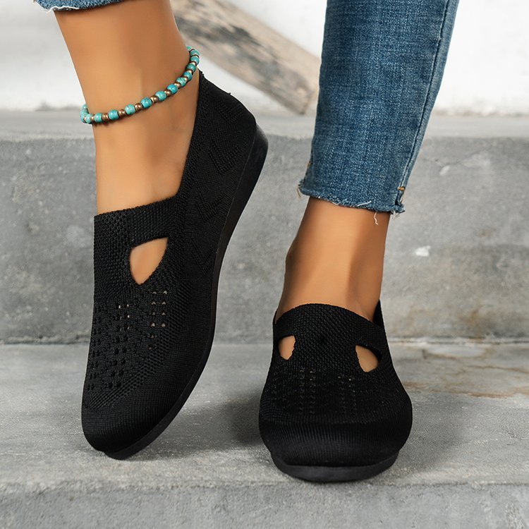 Women Light Breathable Slip-On Mesh Loafers