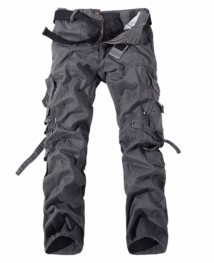 Men's Multi-Pocket Cargo Pants in 6 Colors - Wazzi's Wear
