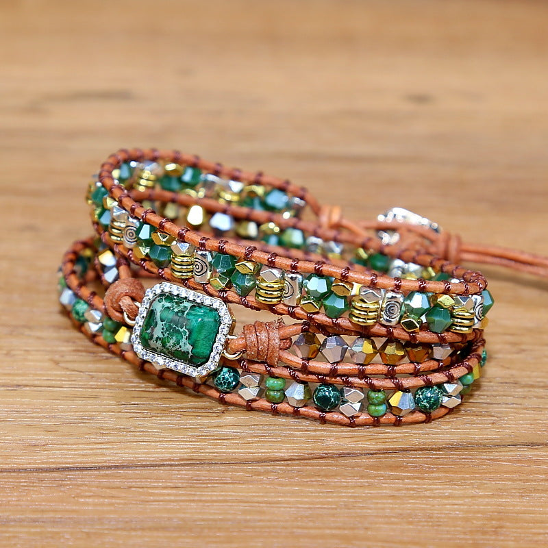 Multi-Layer Woven Bohemian Bracelet in 2 Colors - Wazzi's Wear