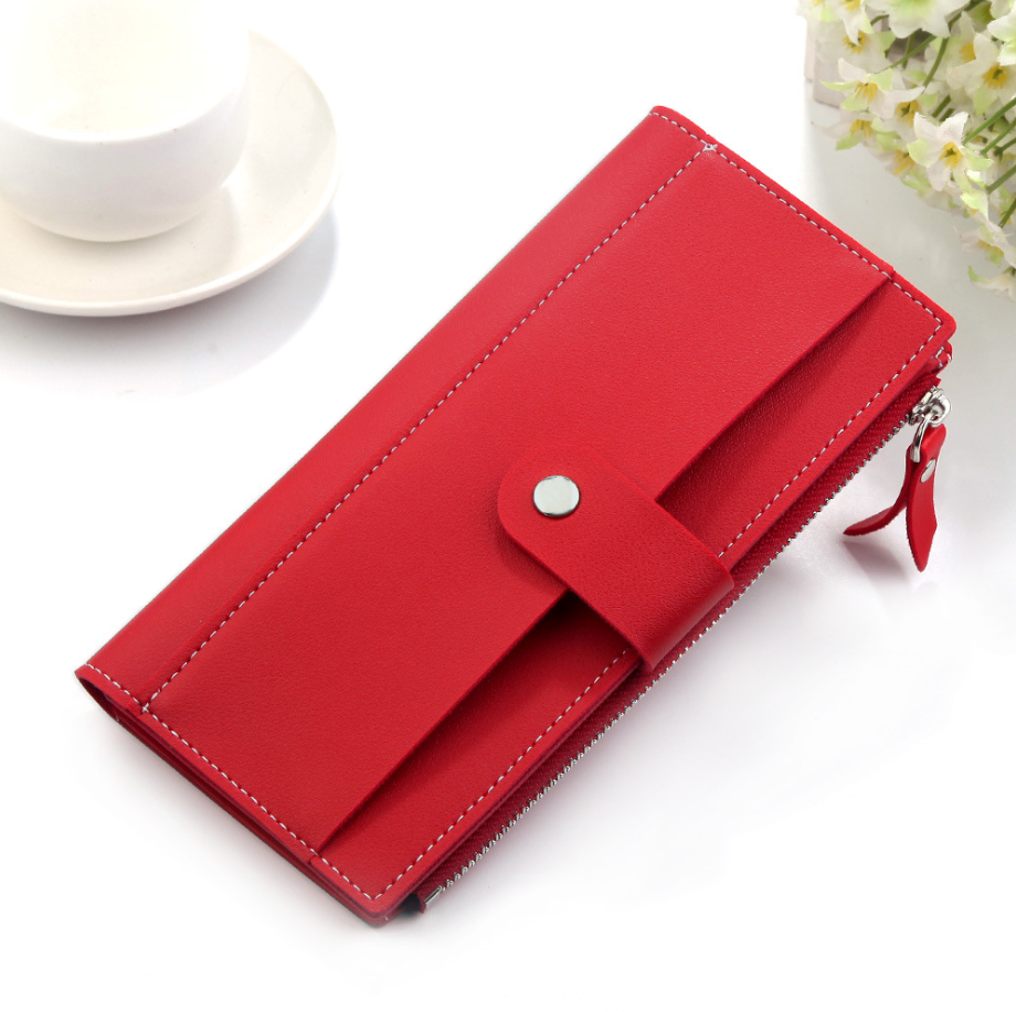 Women’s Three Fold Clutch Wallet in 6 Colors - Wazzi's Wear