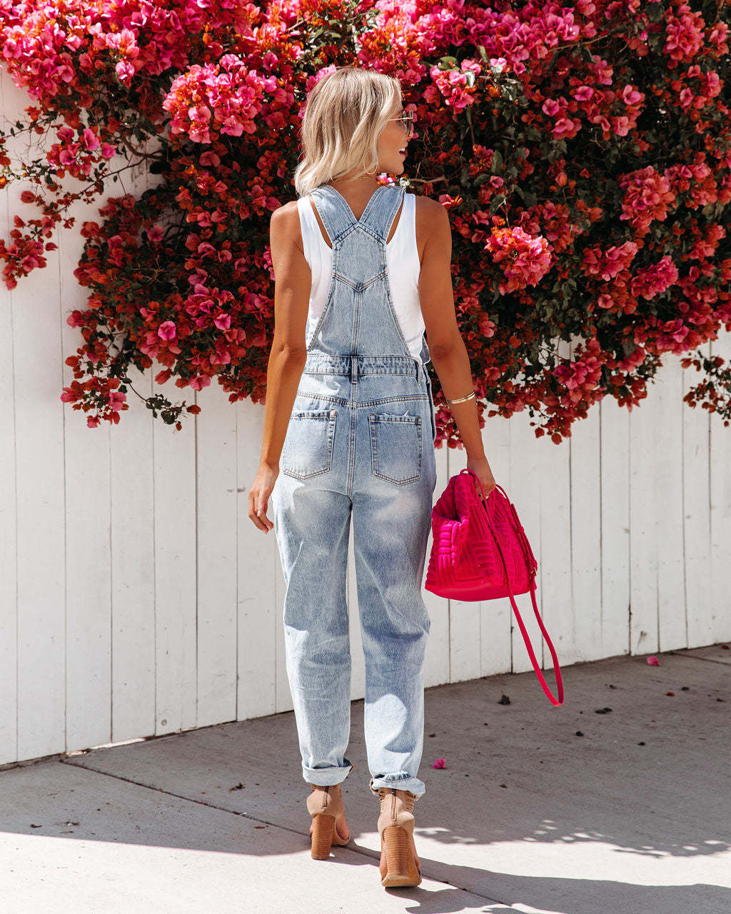 Women's Ripped Denim Overalls S-3XL - Wazzi's Wear