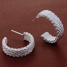 Load image into Gallery viewer, Women’s Silver Plated Earrings - Wazzi&#39;s Wear