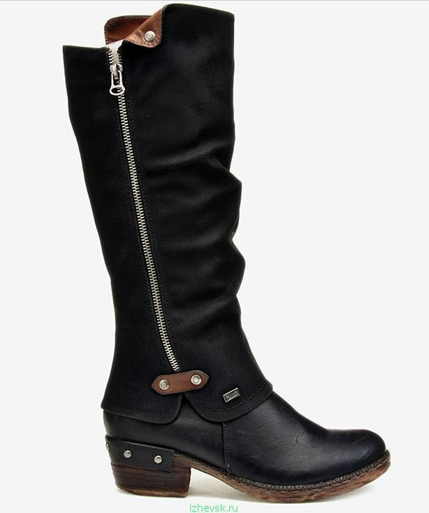 Women’s Wedge Heel Knee High Boots in 5 Colors - Wazzi's Wear