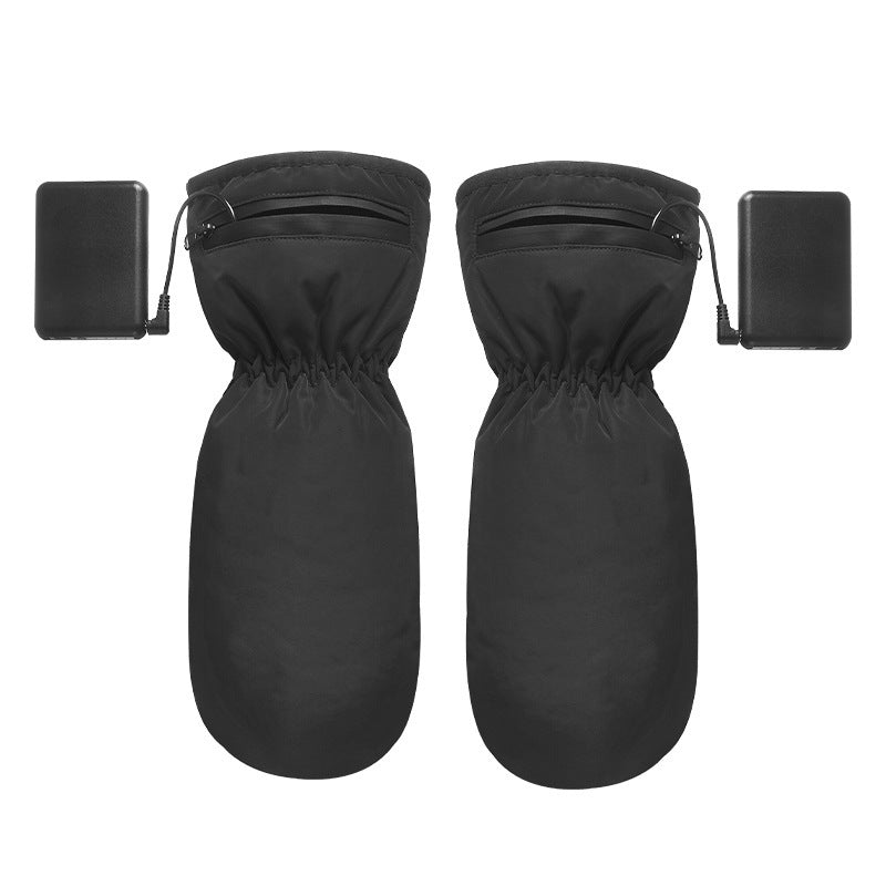 Thermal Windproof and Waterproof Heated Mittens