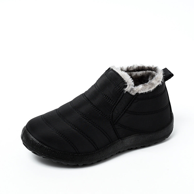 Unisex Waterproof and Lightweight Plush Quilted Ankle Boots