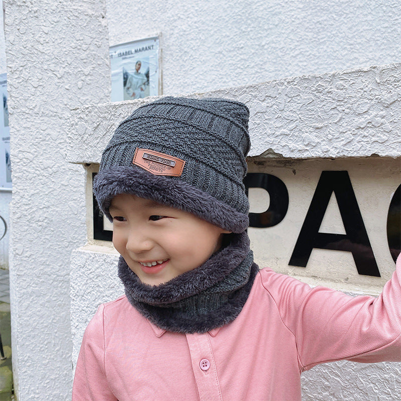 Unisex Fleece-Lined Toque with Matching Neck Warmer