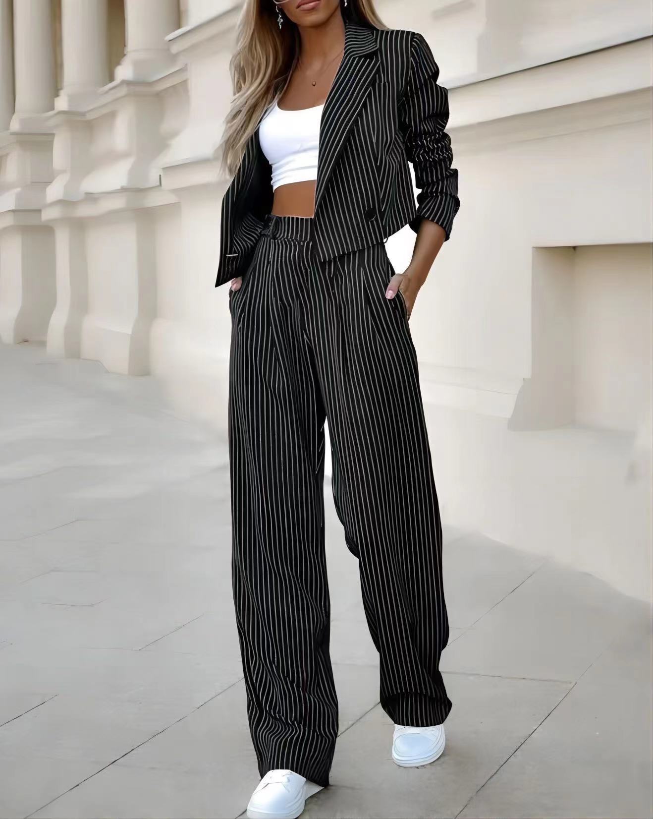 Women’s Pin-Striped Suit