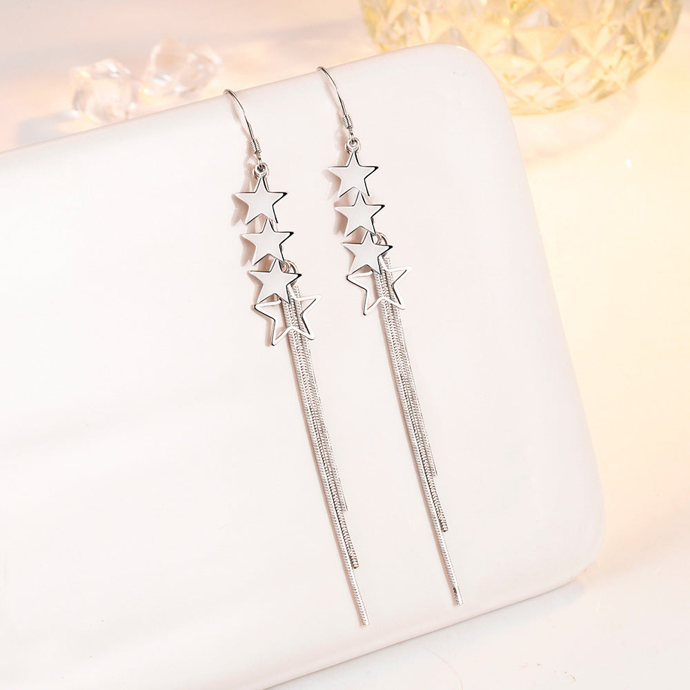 Women’s Star Tassel Earrings - Wazzi's Wear