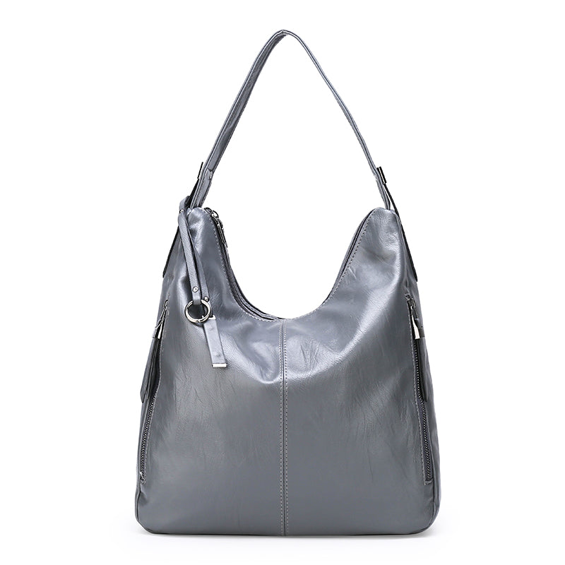 Women’s Soft PU Leather Shoulder Bag in 4 Colors - Wazzi's Wear