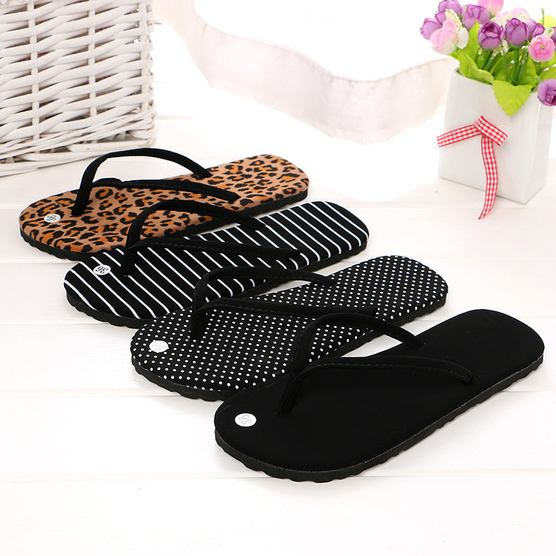 Woman’s Flat Heel Non-Slip Flip-Flops in 4 Colors