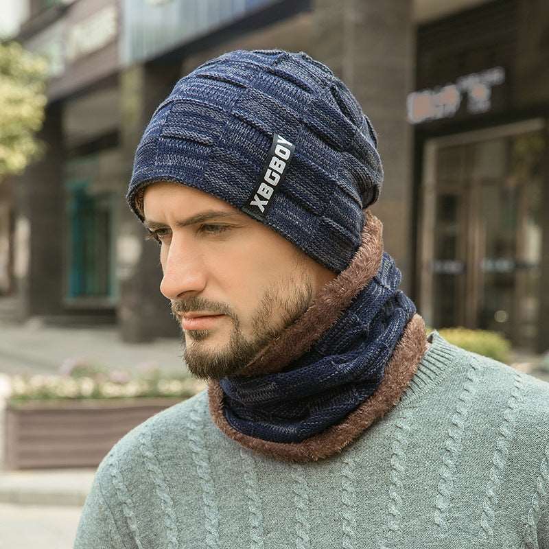 Knit Wool Hat with Matching Neck Warmer in 10 Coolers - Wazzi's Wear