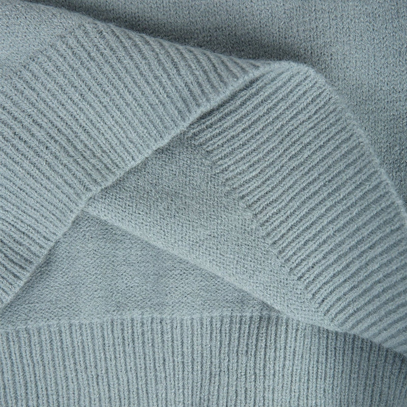 Women's Round Neck Long Sleeve Printed Sweater S-XXXL - Wazzi's Wear
