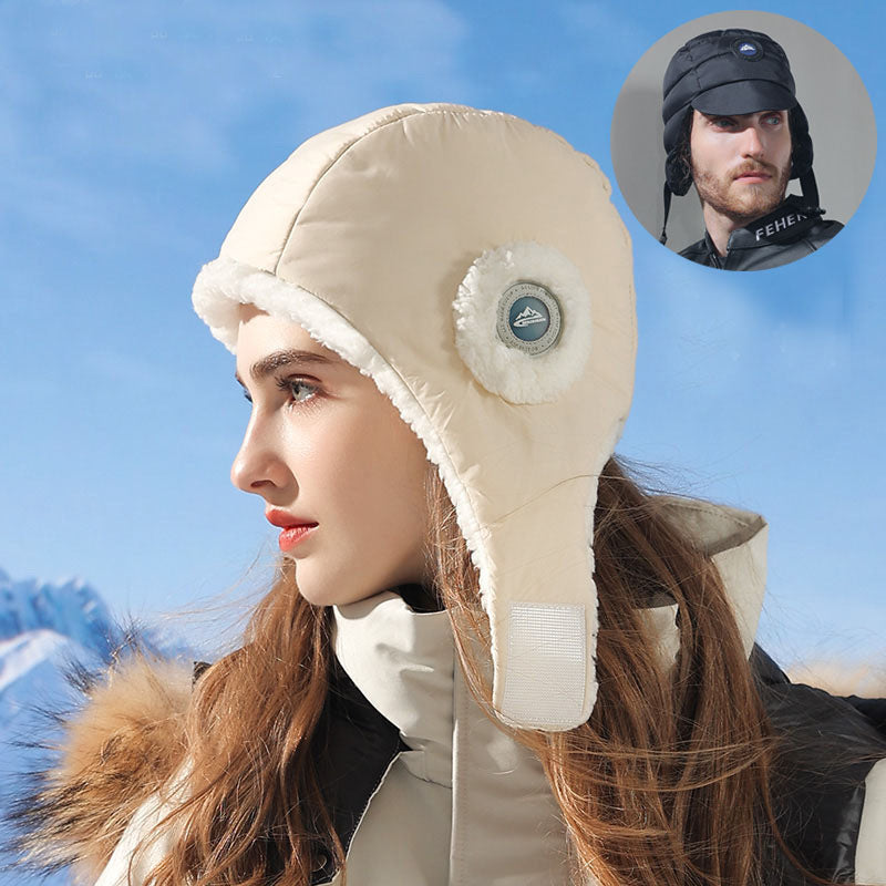 Windproof and Waterproof Plush Winter Hat in 6 Colors and 2 Styles - Wazzi's Wear