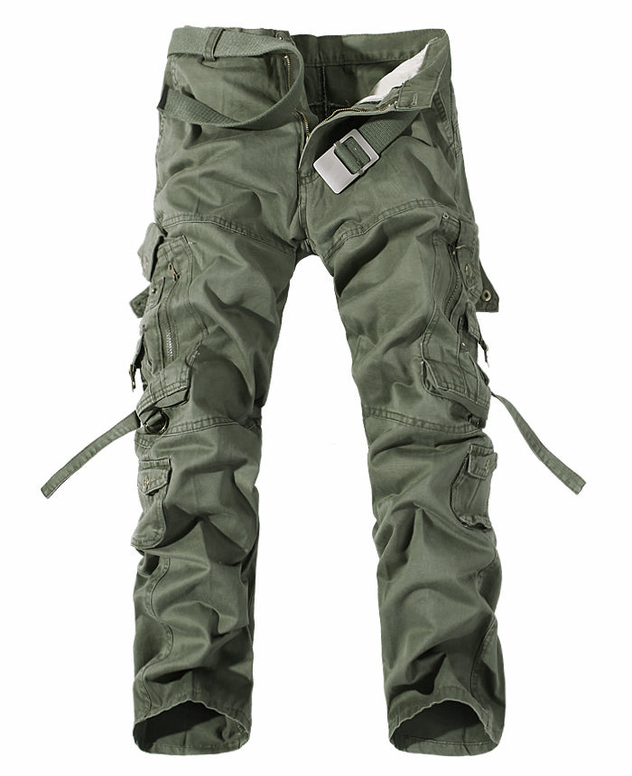 Men's Multi-Pocket Cargo Pants in 6 Colors - Wazzi's Wear