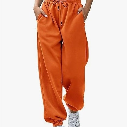 Women's Loose Fit Cuffed Sweatpants with Pockets