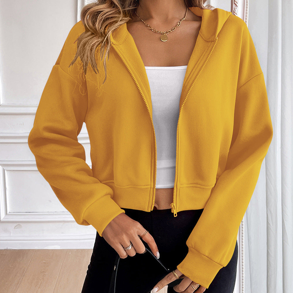 Women’s Short Zip-Up Hoodie