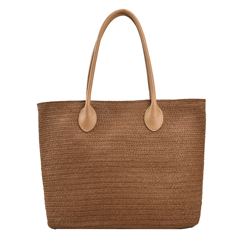 Women’s Woven Beach Bag Tote in 4 Colors - Wazzi's Wear