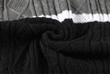 Load image into Gallery viewer, Men’s Knit Long Sleeve Colorblock Sweater S-XXL - Wazzi&#39;s Wear