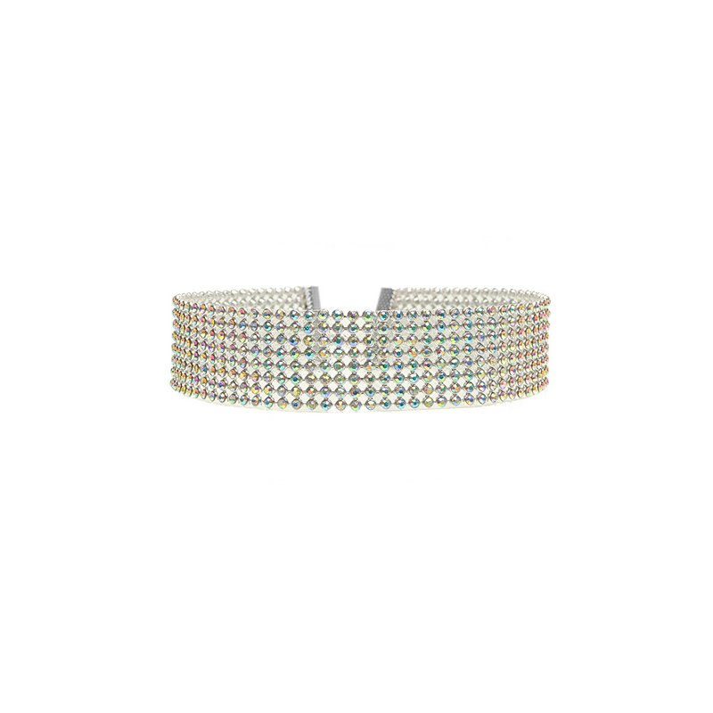 Women’s Crystal Rhinestone Choker Necklace - Wazzi's Wear