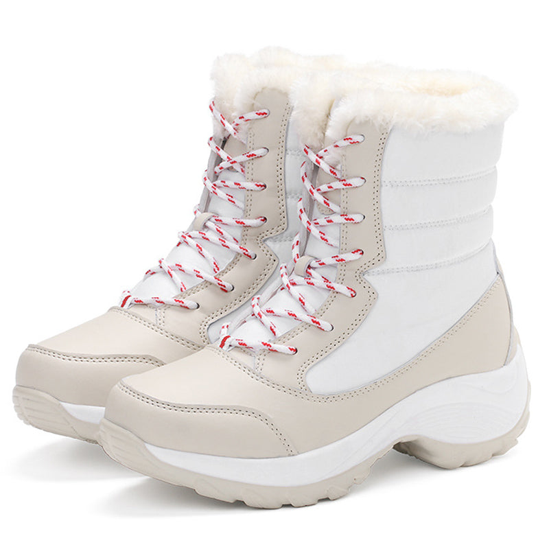 Women’s Plush Ankle Snow Boots in 4 Colors - Wazzi's Wear