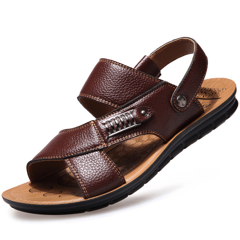 Men's Leather Sandals in 3 Colors - Wazzi's Wear