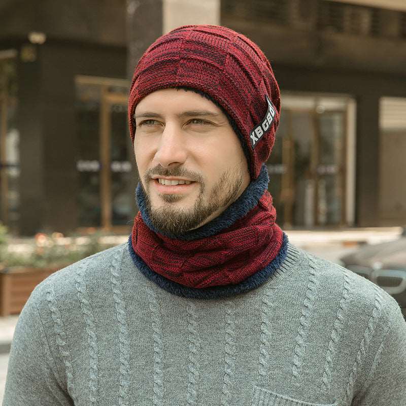 Knit Wool Hat with Matching Neck Warmer in 10 Coolers - Wazzi's Wear