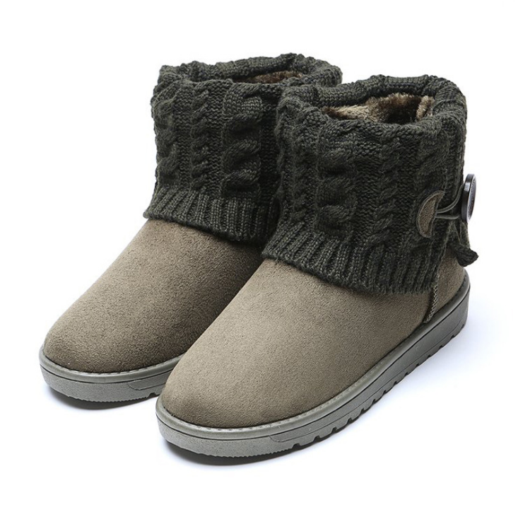 Women’s Wool Lined Ankle Length Snow Boots in 6 Colors - Wazzi's Wear