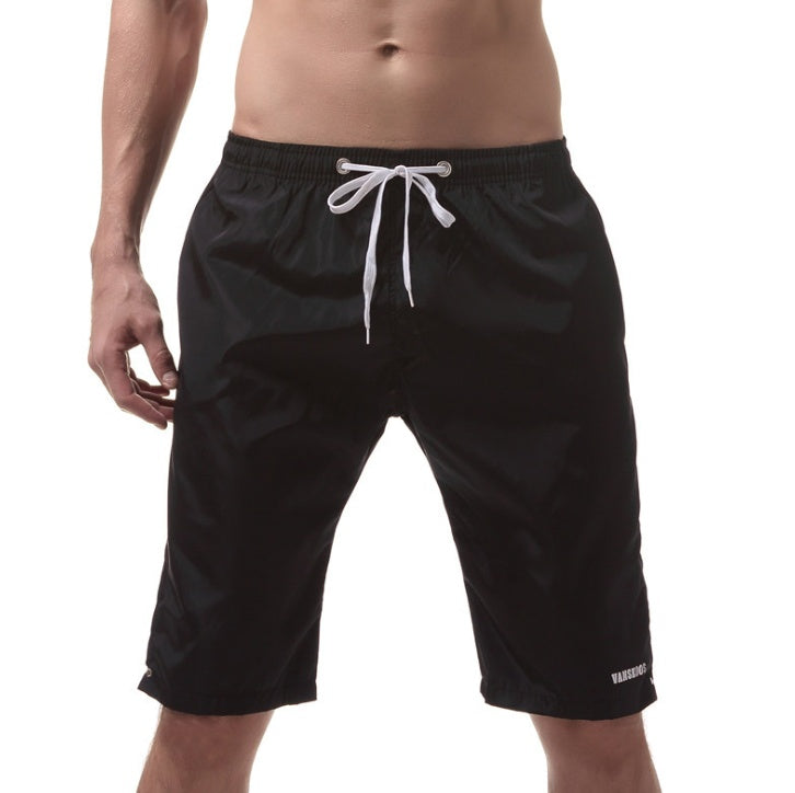 Men's Quick Dry Board Shorts with Drawstring and Pockets