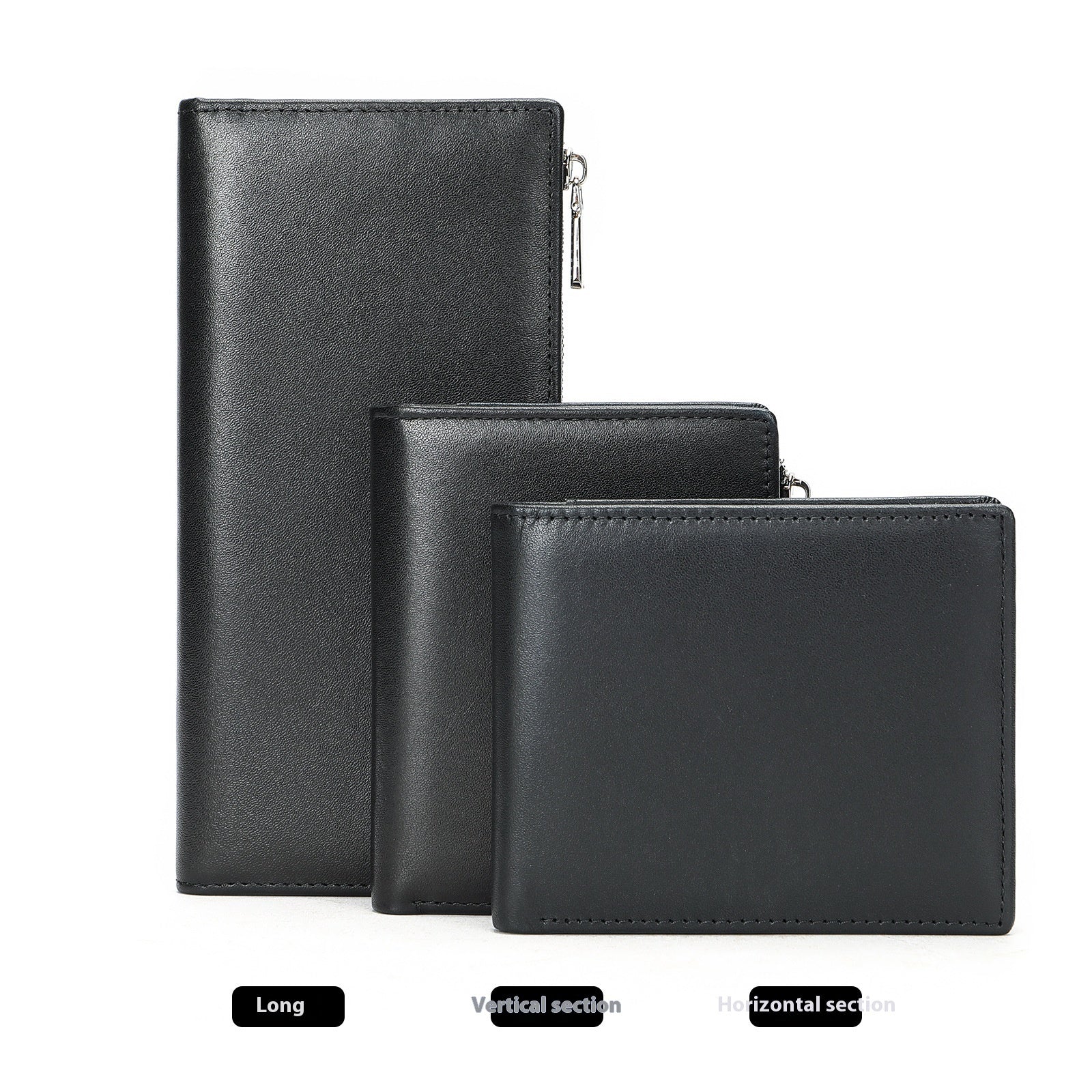 Men's Black Leather Wallet