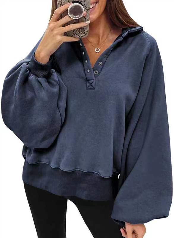 Women's Fashionable Sporty Drop-Shoulder Pullover Jacket