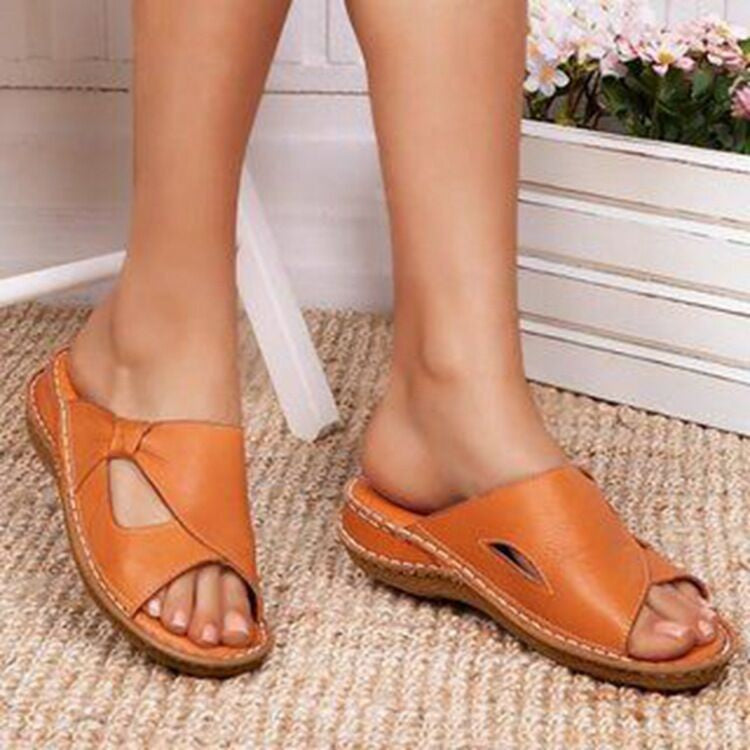 Women’s Platform Slip-On Sandals in 4 Colors - Wazzi's Wear