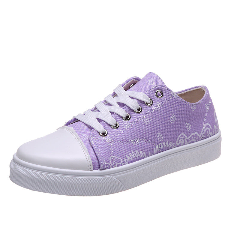 Zapatillas casuales de lona para mujer en 7 colores