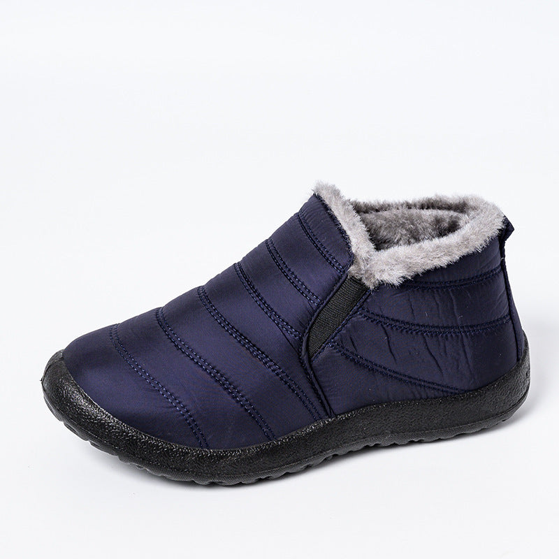 Unisex Waterproof and Lightweight Plush Quilted Ankle Boots