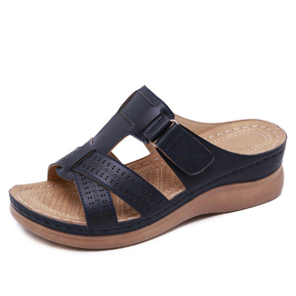 Women’s Cross-Strap Flat Heel Sandals in 5 Colors