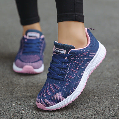 Women’s Breathable Non-Slip Flying Woven Running Shoes