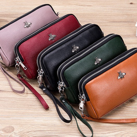 Women’s Small Leather Fashion Shoulder Bag in 5 Colors - Wazzi's Wear