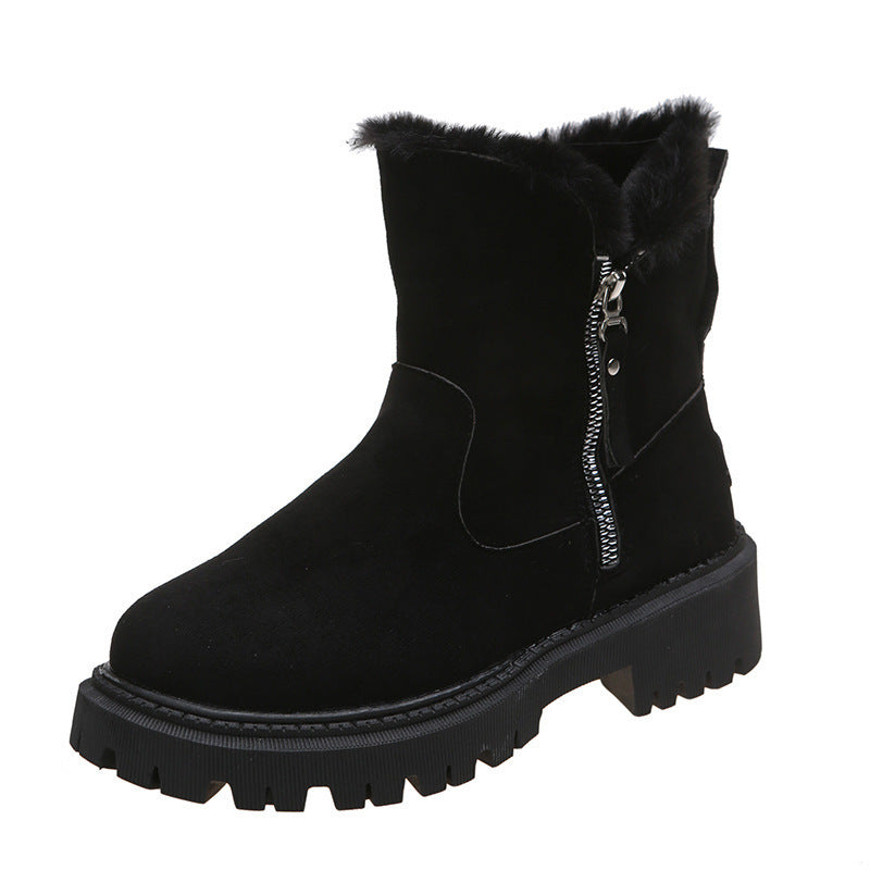 Snow Boots Velvet Warm Cotton Shoes Plus Size